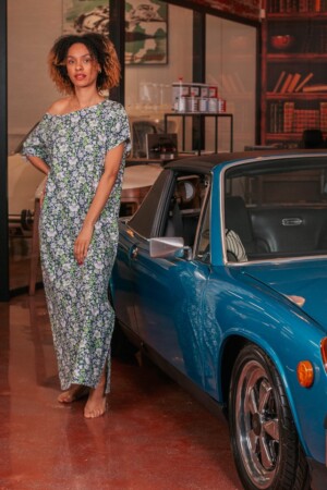 Robe la Tropézienne petites fleurs liberty  M40